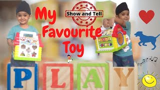 Fateh da Favorite Toy | Show and Tell | Educational Toy | Learning Plastic House | Ekam Fateh Vlog