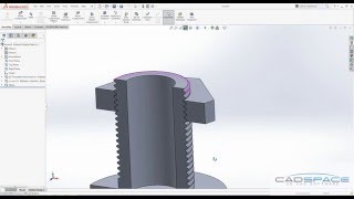 SolidWorks 2016 Thread Feature - Tapping a nut