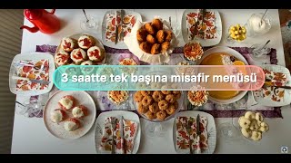 40 Dakikada Misafir Menüsü Tüm detaylarıyla 3 Saatte 6 çeşit  FİKİR OLSUN 👍