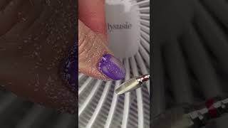 Watch this if you hate removing your gel manicures #gelmanicure #efile #buildergel #nails