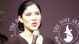 Jaci Velasquez - Backstage at the 32nd GMA Dove Awards