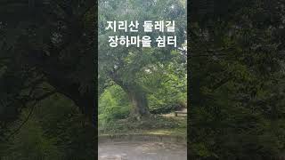 지리산 둘레길 3코스 장항마을 쉼터 #nature