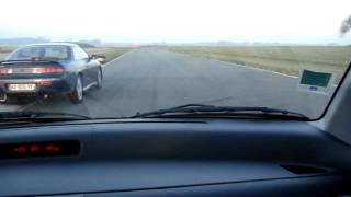 Suzuki Swift Sport vs Nissan S14a @ Clastres track