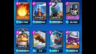 Clash Royal Gameplay Live : Golem Night Witch and mortor deck