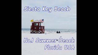 Siesta Key Beach, No 1 Summer Beach in Florida USA 2022 #shorts