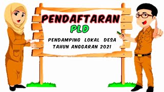 Rekrutmen Pendaftaran Pendamping Lokal Desa || PLD || Lowongan Kerja