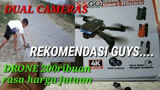 DRONE murah tapi keren #drone #dualcamera #dronevideo #dronemini #dronemurah