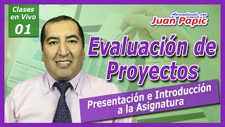 Presentación e INTRODUCCIÓN de EVALUACIÓN DE PROYECTOS