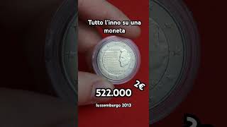 2€ Lussemburgo 2013 inno 522.000  pezzi