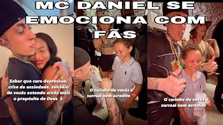 MC DANIEL SE EMOCIONA COM FÃ QUE TEM CRISE DE ANSIEDADE ..