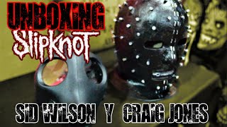 Craig Jones y Sid Wilson Slipknot unboxing mascaras