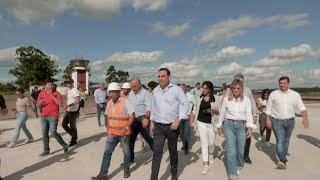 VALDÉS RECORRIÓ OBRAS EN PASO DE LOS LIBRES Y DESTACÓ LA INVERSIÓN QUE REALIZA LA PROVINCIA