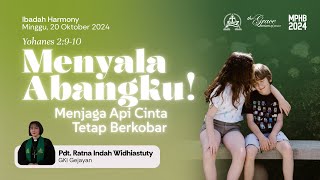 IBADAH HARMONY | 20 Oktober 2024 - Pukul 11.00 WIB | Pdt. Ratna Indah Widhiastuty (GKI Gejayan)