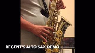 Regent's Alto Sax Demo 1