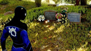 SPIDER-MAN 2 PS5 - Visiting Aunt May's and Uncle Ben's Grave