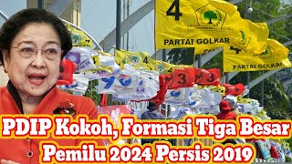 Berita Terupdate 5 Desember 2021 "PDIP Kokoh, Formasi Tiga Besar Pemilu 2024 Persis 2019"