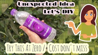 Bottle Art | Room Makeover | Diy Crafts | Wall Putty | Zero Cost Crafts