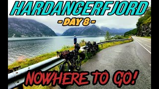 Day 8 - Nowhere To Go | Biking from Nøtterøy (Oslo isj) to Bergen Norway |  Viet/English subtitles.