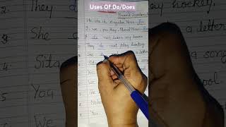 Uses Of Do/Does