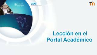 Crear una lección en el Portal Académico Moodle 2024