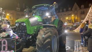 Défilé des Jeunes agriculteurs dans les rues de Flers le 22 décembre 2021