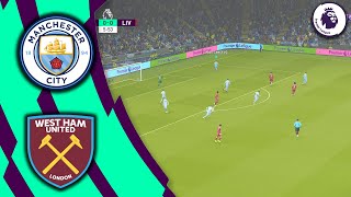 PES 2021 Realism Mod ● Man City vs West Ham - Premier League Highlights | PEStation