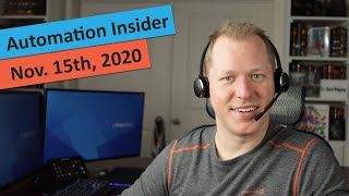 Automation Insider  - Nov. 15th, 2020