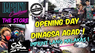 1ST EVER IMPRINT CUSTOMS THE STORE | OPENING DAY ! DINAGSA NG MGA RIDERS | MAY BAGONG JERSEY DESIGN