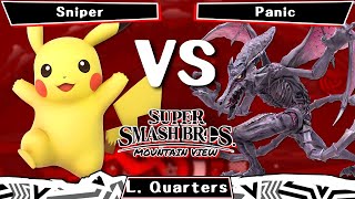 Sniper (Fox, Pikachu) vs Panic (Ridley) - Losers Quarters