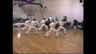 Sandan (3rd degree black belt) exam 03-29-1998 Part 1 of 4 Kanzen Gojuryu