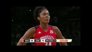 Washington Mystics vs San Antonio Stars 2017-07-25 WNBA