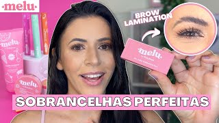 GEL DE SOBRANCELHA MODELADOR EFEITO *Brow Lamination* Melu by Ruby Rose - LANÇAMENTO: Resenha