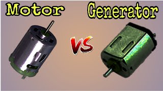 মোটর বনাম জেনারেটর || Motor vs Generator.(explained) | What is motor | What is generator.