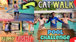 Aj Swimming pool main Hui Filmy Fight🤣🤣|| pool Challenge|| Swimming pool Vlog|| Imran Bhai07