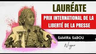 SAMIRA SABOU Lauréate du prix international du journalisme