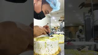 Writing on top cake #shortsvideo #writingoncake#calligraphyforbeginners