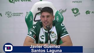 Sería tonto de mi parte no venir aca: Javier Guemez Santos Laguna