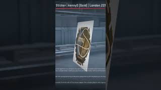 Sticker | kennyS (Gold) | London 2018