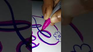 #viral #art #youtubeshorts #calligraphy #calligraphyart #trendingshorts#trending  comment your name🌺