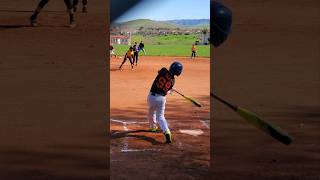 Aiden crushes a 3-2 pitch into center field. #moonshot #baseball #2023