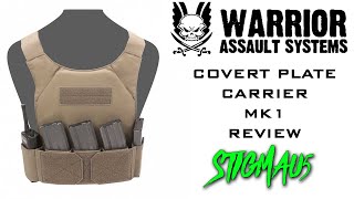 WARRIOR COVERT PLATE CARRIER COYOTE TAN by Warrior Assault Systems / Stigmau5