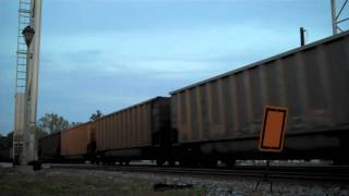 BNSF # 5956 Leads Coal Drag West Through Brookfield