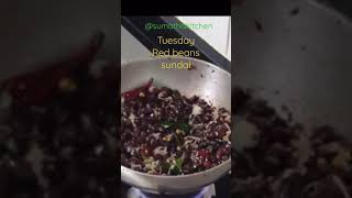 நவராத்ரி செவ்வாய்க்கிழமை சிகப்பு காராமணி சுண்டல் / Navarathri Sundal recipes/ karamani sundal