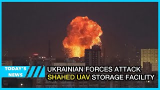 Ukrainian forces attack Shahed UAV storage facility in Russia's Krasnodar Krai