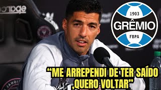 Vai QUERER VOLTAR! ACONTECEU ISSO COM SUAREZ! Arrependimento TOTAL! NOTÍCIAS DO GRÊMIO