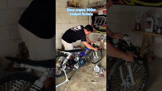 Sleep engine 200cc knalpot knalpot fantera #shorts #dragbike #balapmotor