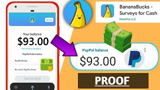 Banana bucks surveys | banana bucks app | banana bucks survey review