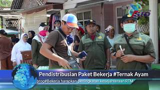 Desa Seling Terima Bantuan Ternak Ayam Program #Bekerja Kementrian Pertanian