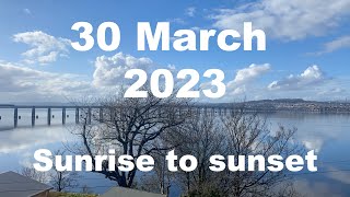 Sunrise to sunset on 30 March 2023 | 4K | Timelapse