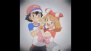 Ash X Serena edit - Ash X Serena love story 💕 - Ash X Serena 🥰 - #ashxserena#pokemonxy#viralshort